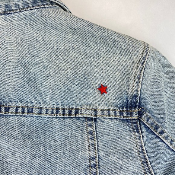 NWT BlankNYC Ombre Dip Dyed Trucker Jean Jacket Women's Size Small - Picture 7 of 14